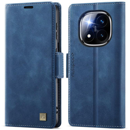AutSpace A11 Side Buckle MagSafe Magnetic RFID Phone Leather Case, For Redmi A5 4G 173.3mm, For Redmi Note 14 4G 164.84mm, For Redmi 14C 5G, For Redmi Note 14 Pro 4G, For Redmi Note 14 4G 163.25mm, For Redmi Note 14 Pro 5G, For Redmi Note 13 Pro 5G    ...