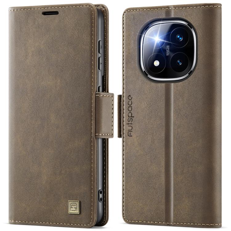AutSpace A11 Side Buckle MagSafe Magnetic RFID Phone Leather Case, For Redmi A5 4G 173.3mm, For Redmi Note 14 4G 164.84mm, For Redmi 14C 5G, For Redmi Note 14 Pro 4G, For Redmi Note 14 4G 163.25mm, For Redmi Note 14 Pro 5G, For Redmi Note 13 Pro 5G    ...