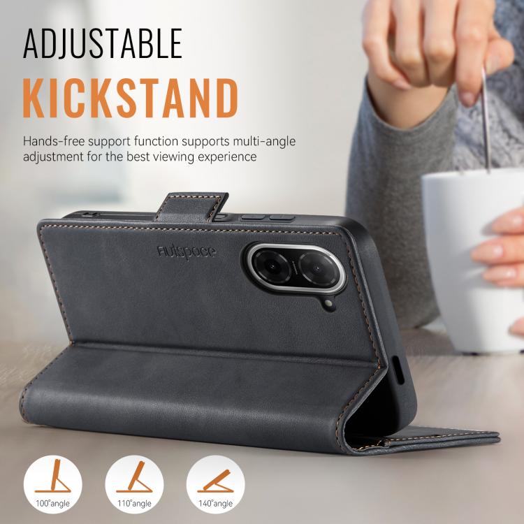 AutSpace A11 Side Buckle MagSafe Magnetic RFID Phone Leather Case, For Redmi A5 4G 173.3mm, For Redmi Note 14 4G 164.84mm, For Redmi 14C 5G, For Redmi Note 14 Pro 4G, For Redmi Note 14 4G 163.25mm, For Redmi Note 14 Pro 5G, For Redmi Note 13 Pro 5G    ...