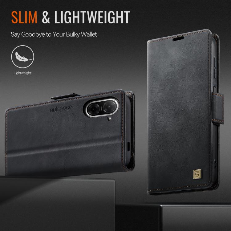 AutSpace A11 Side Buckle MagSafe Magnetic RFID Phone Leather Case, For Redmi A5 4G 173.3mm, For Redmi Note 14 4G 164.84mm, For Redmi 14C 5G, For Redmi Note 14 Pro 4G, For Redmi Note 14 4G 163.25mm, For Redmi Note 14 Pro 5G, For Redmi Note 13 Pro 5G    ...