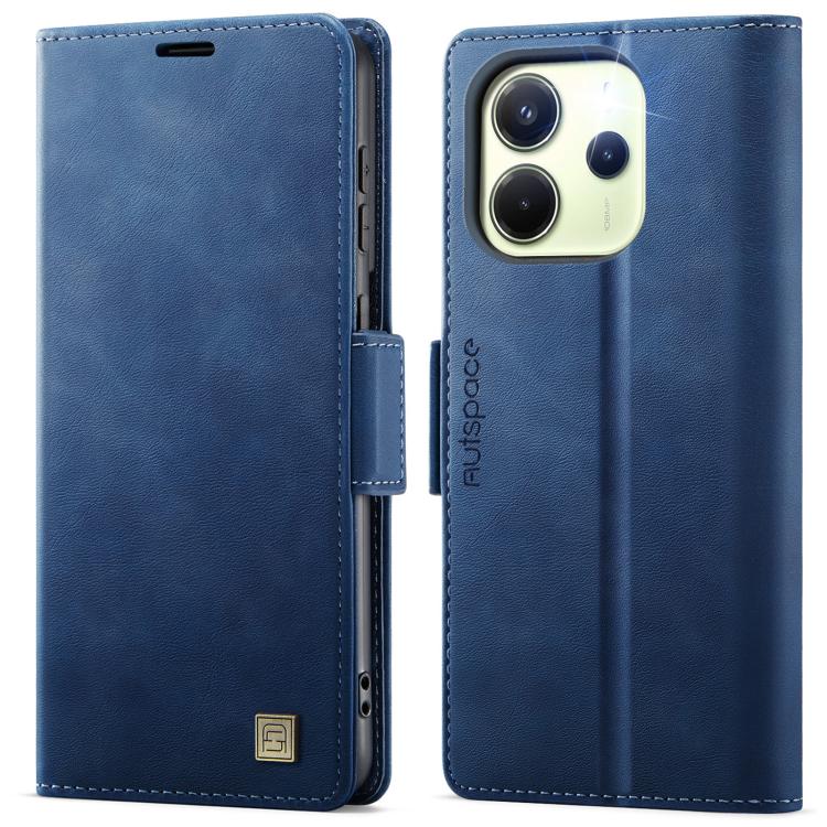 AutSpace A11 Side Buckle MagSafe Magnetic RFID Phone Leather Case, For Redmi A5 4G 173.3mm, For Redmi Note 14 4G 164.84mm, For Redmi 14C 5G, For Redmi Note 14 Pro 4G, For Redmi Note 14 4G 163.25mm, For Redmi Note 14 Pro 5G, For Redmi Note 13 Pro 5G    ...