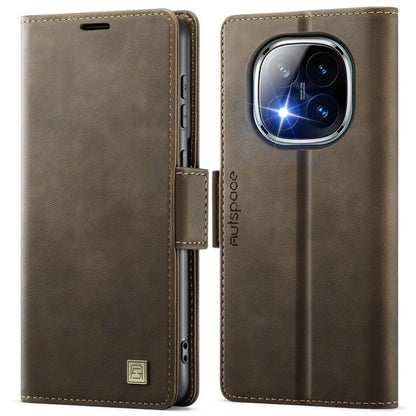 AutSpace A11 Side Buckle MagSafe Magnetic RFID Phone Leather Case, For Redmi A5 4G 173.3mm, For Redmi Note 14 4G 164.84mm, For Redmi 14C 5G, For Redmi Note 14 Pro 4G, For Redmi Note 14 4G 163.25mm, For Redmi Note 14 Pro 5G, For Redmi Note 13 Pro 5G    ...