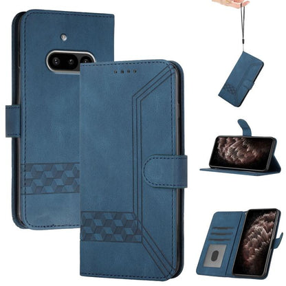 Cubic Skin Feel Flip Leather Phone Case, For Nothing Phone 4b, For Nothing Phone 4a Pro, For Nothing Phone 4a, For Nothing Phone 3a, For Nothing Phone 3a Pro, For Nothing Phone 2a