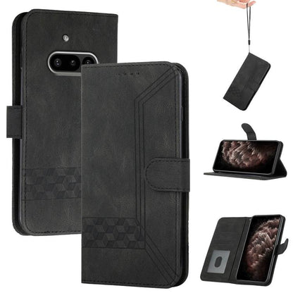 Cubic Skin Feel Flip Leather Phone Case, For Nothing Phone 4b, For Nothing Phone 4a Pro, For Nothing Phone 4a, For Nothing Phone 3a, For Nothing Phone 3a Pro, For Nothing Phone 2a