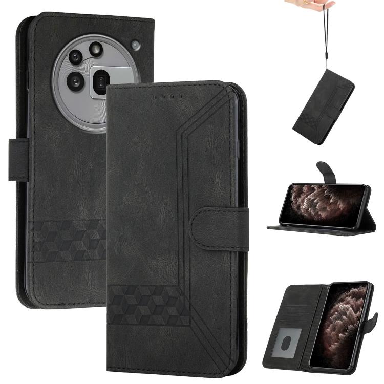 Cubic Skin Feel Flip Leather Phone Case, For Nothing Phone 4b, For Nothing Phone 4a Pro, For Nothing Phone 4a, For Nothing Phone 3a, For Nothing Phone 3a Pro, For Nothing Phone 2a