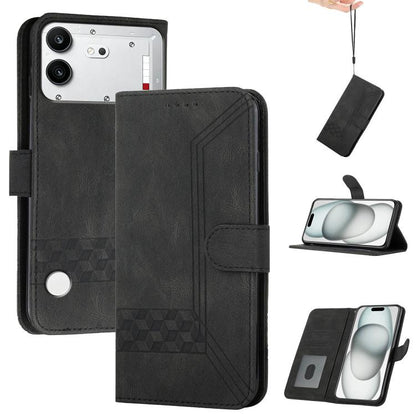 Cubic Skin Feel Flip Leather Phone Case, For Nothing Phone 4b, For Nothing Phone 4a Pro, For Nothing Phone 4a, For Nothing Phone 3a, For Nothing Phone 3a Pro, For Nothing Phone 2a