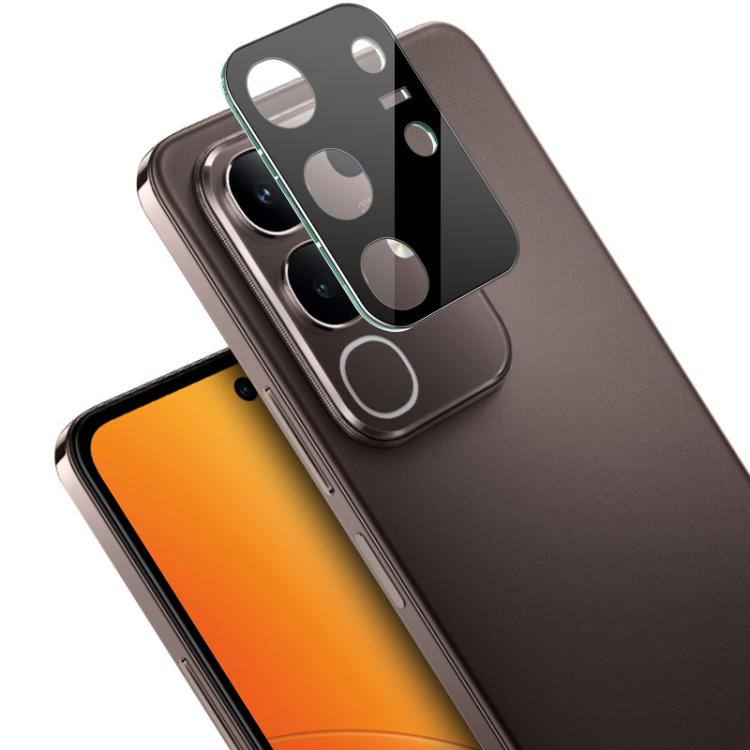 Black integrated glass lens film for phone cameras, covering lenses and flash cutout