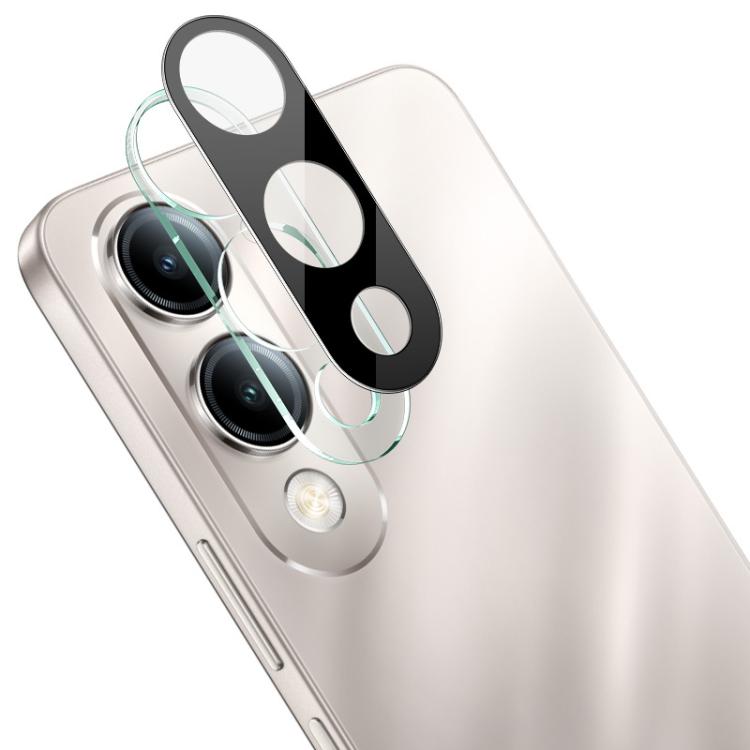 Transparent integrated glass lens film for phone cameras, covering dual lenses and flash