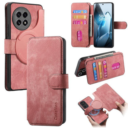 CaseNeo MagSafe RFID Anti-theft Retro Leather Phone Case, For OnePlus 15T, For OnePlus Ace 6 / 6T, For OnePlus 15, For OnePlus Ace 5, For OnePlus 13, For OnePlus 12