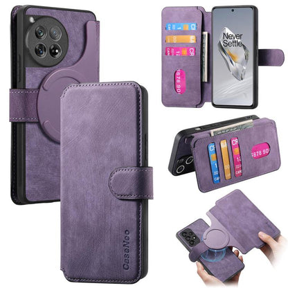 CaseNeo MagSafe RFID Anti-theft Retro Leather Phone Case, For OnePlus 15T, For OnePlus Ace 6 / 6T, For OnePlus 15, For OnePlus Ace 5, For OnePlus 13, For OnePlus 12