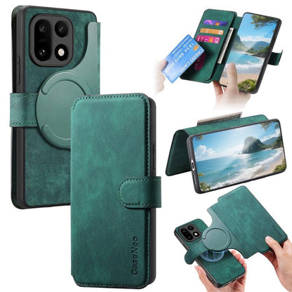 CaseNeo MagSafe RFID Anti-theft Retro Leather Phone Case, For OnePlus 15T, For OnePlus Ace 6 / 6T, For OnePlus 15, For OnePlus Ace 5, For OnePlus 13, For OnePlus 12