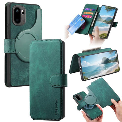 CaseNeo MagSafe RFID Anti-theft Retro Leather Phone Case, For OnePlus 15T, For OnePlus Ace 6 / 6T, For OnePlus 15, For OnePlus Ace 5, For OnePlus 13, For OnePlus 12