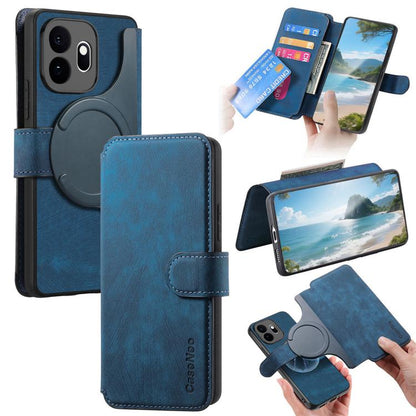CaseNeo MagSafe RFID Anti-theft Retro Leather Phone Case, For OnePlus 15T, For OnePlus Ace 6 / 6T, For OnePlus 15, For OnePlus Ace 5, For OnePlus 13, For OnePlus 12