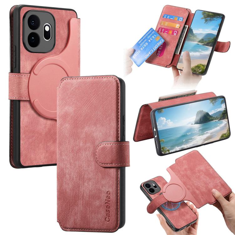 CaseNeo MagSafe RFID Anti-theft Retro Leather Phone Case, For OnePlus 15T, For OnePlus Ace 6 / 6T, For OnePlus 15, For OnePlus Ace 5, For OnePlus 13, For OnePlus 12