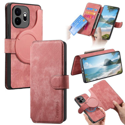 CaseNeo MagSafe RFID Anti-theft Retro Leather Phone Case, For OnePlus 15T, For OnePlus Ace 6 / 6T, For OnePlus 15, For OnePlus Ace 5, For OnePlus 13, For OnePlus 12