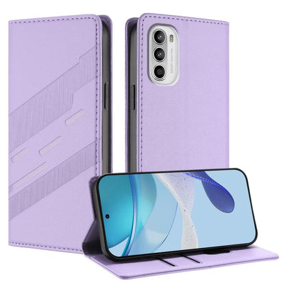 Embossed Multi-functional Wallet Retro Leather Phone Case, For Motorola Moto G 5G 2022