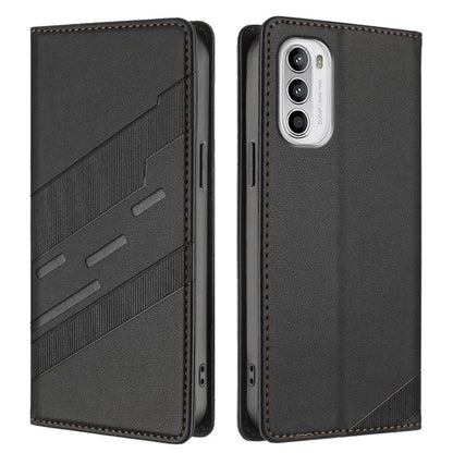 Embossed Multi-functional Wallet Retro Leather Phone Case, For Motorola Moto G 5G 2022