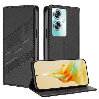 Embossed Multi-functional Wallet Retro Leather Phone Case, For OPPO A5 2020, For OPPO A79 5G