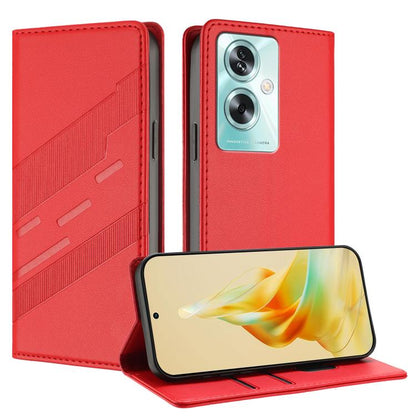 Embossed Multi-functional Wallet Retro Leather Phone Case, For OPPO A5 2020, For OPPO A79 5G