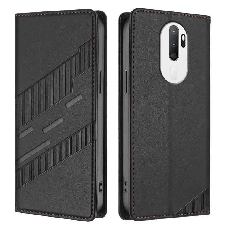 Embossed Multi-functional Wallet Retro Leather Phone Case, For OPPO A5 2020, For OPPO A79 5G