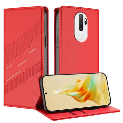 Embossed Multi-functional Wallet Retro Leather Phone Case, For OPPO A5 2020, For OPPO A79 5G