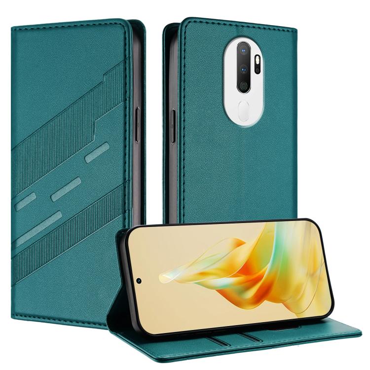 Embossed Multi-functional Wallet Retro Leather Phone Case, For OPPO A5 2020, For OPPO A79 5G