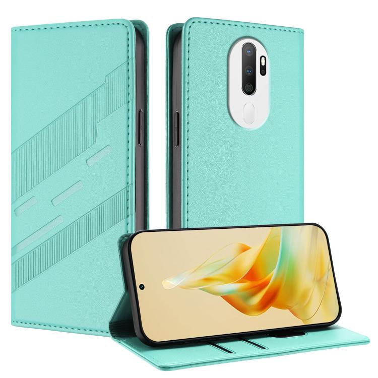 Embossed Multi-functional Wallet Retro Leather Phone Case, For OPPO A5 2020, For OPPO A79 5G