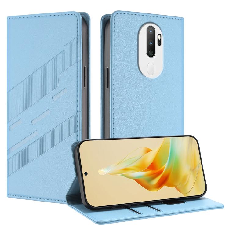 Embossed Multi-functional Wallet Retro Leather Phone Case, For OPPO A5 2020, For OPPO A79 5G