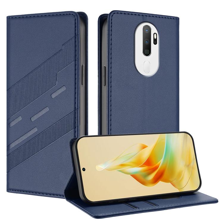 Embossed Multi-functional Wallet Retro Leather Phone Case, For OPPO A5 2020, For OPPO A79 5G