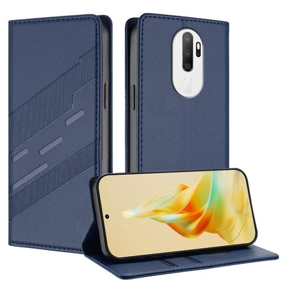 Embossed Multi-functional Wallet Retro Leather Phone Case, For OPPO A5 2020, For OPPO A79 5G