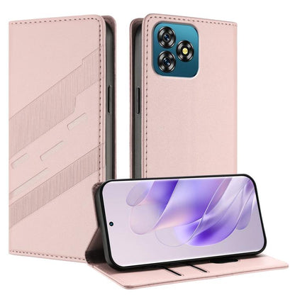 Embossed Multi-functional Wallet Retro Leather Phone Case, For Oukitel C61 / C61 Pro, For Oukitel WP52 5G, For Oukitel WP50 5G, For Oukitel C53, For Oukitel C50, For Oukitel C51