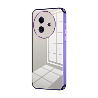 Transparent Plating Fine Hole Phone Case, For vivo Y39 5G