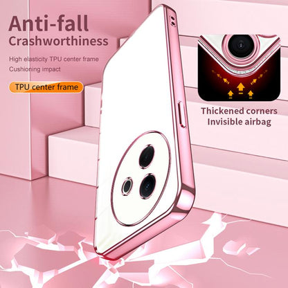 Transparent Plating Fine Hole Phone Case, For vivo Y39 5G