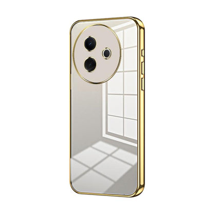 Transparent Plating Fine Hole Phone Case, For vivo Y39 5G