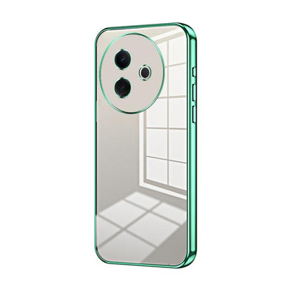 Transparent Plating Fine Hole Phone Case, For vivo Y39 5G