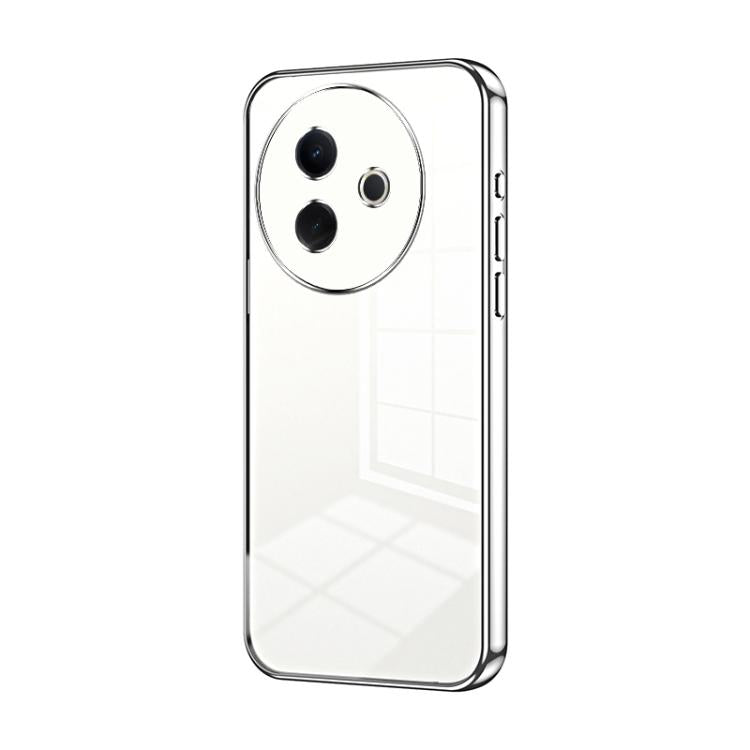 Transparent Plating Fine Hole Phone Case, For vivo Y39 5G