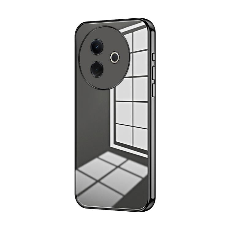 Transparent Plating Fine Hole Phone Case, For vivo Y39 5G