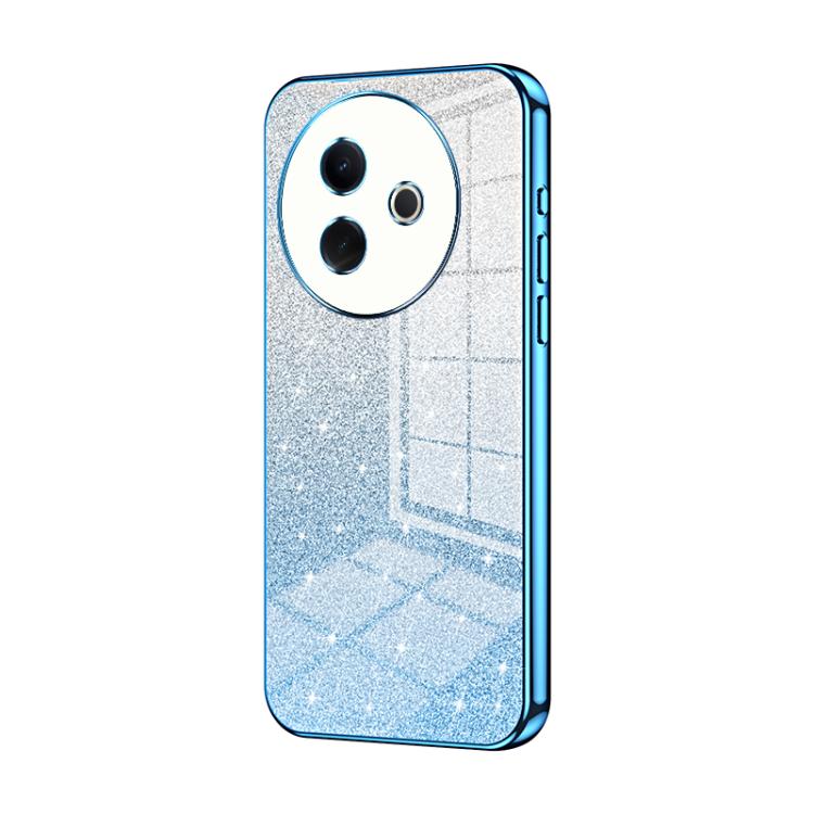 Gradient Glitter Powder Electroplated Phone Case, For vivo Y39 5G