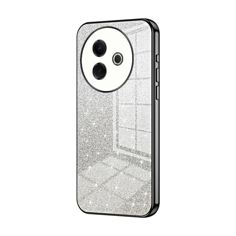 Gradient Glitter Powder Electroplated Phone Case, For vivo Y39 5G
