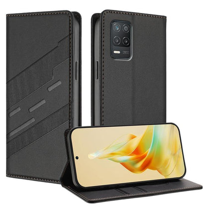 Embossed Multi-functional Wallet Retro Leather Phone Case, For Realme 9i, For Realme GT Neo2, For Realme 8 5G, For Realme V11 5G, For Realme GT 5G, For Realme C20
