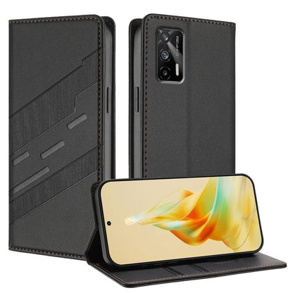 Embossed Multi-functional Wallet Retro Leather Phone Case, For Realme 9i, For Realme GT Neo2, For Realme 8 5G, For Realme V11 5G, For Realme GT 5G, For Realme C20