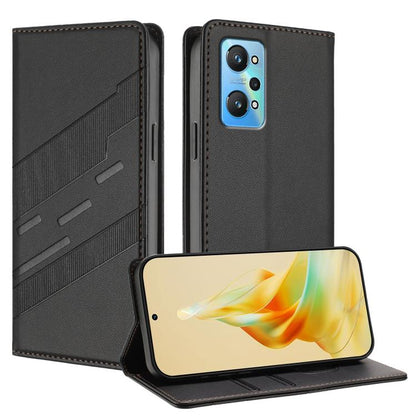 Embossed Multi-functional Wallet Retro Leather Phone Case, For Realme 9i, For Realme GT Neo2, For Realme 8 5G, For Realme V11 5G, For Realme GT 5G, For Realme C20