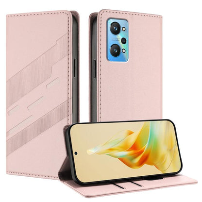 Embossed Multi-functional Wallet Retro Leather Phone Case, For Realme 9i, For Realme GT Neo2, For Realme 8 5G, For Realme V11 5G, For Realme GT 5G, For Realme C20