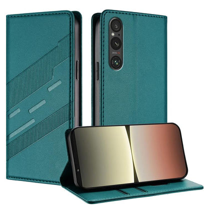 Embossed Multi-functional Wallet Retro Leather Phone Case, For Sony Xperia 1 VIII, For Sony Xperia 1 VII, For Sony Xperia 10 VI, For Sony Xperia 1 VI 2024, For Sony Xperia 5 VI, For Sony Xperia 5 V, For Sony Xperia 1 V 2023, For Sony Xperia 10 V 2023
