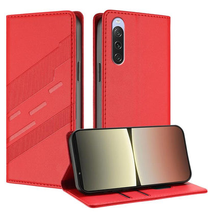 Embossed Multi-functional Wallet Retro Leather Phone Case, For Sony Xperia 1 VIII, For Sony Xperia 1 VII, For Sony Xperia 10 VI, For Sony Xperia 1 VI 2024, For Sony Xperia 5 VI, For Sony Xperia 5 V, For Sony Xperia 1 V 2023, For Sony Xperia 10 V 2023