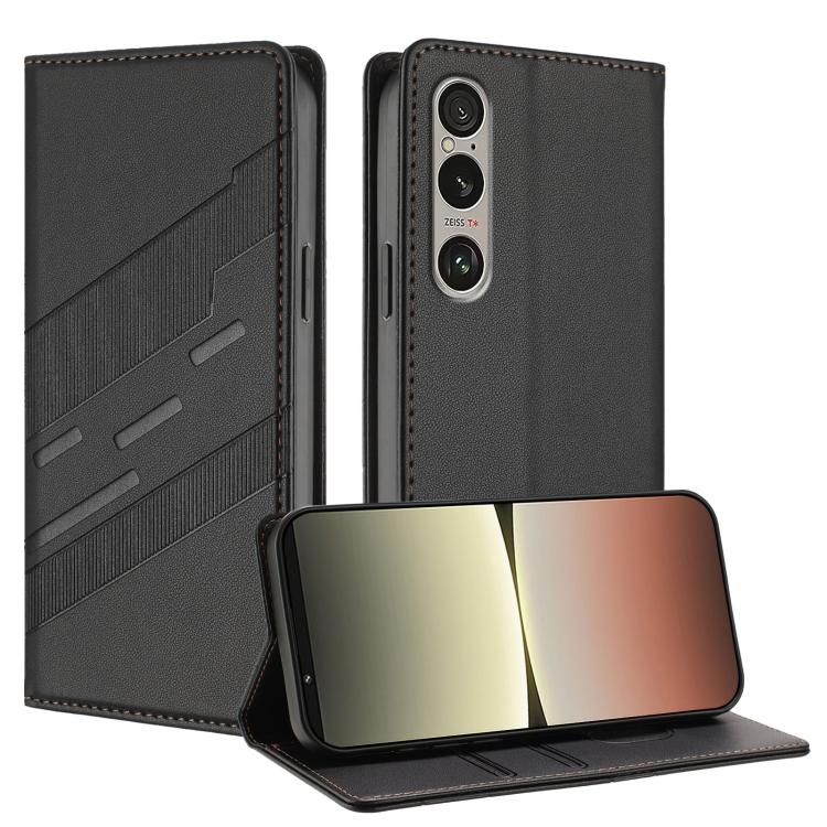 Embossed Multi-functional Wallet Retro Leather Phone Case, For Sony Xperia 1 VIII, For Sony Xperia 1 VII, For Sony Xperia 10 VI, For Sony Xperia 1 VI 2024, For Sony Xperia 5 VI, For Sony Xperia 5 V, For Sony Xperia 1 V 2023, For Sony Xperia 10 V 2023