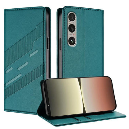 Embossed Multi-functional Wallet Retro Leather Phone Case, For Sony Xperia 1 VIII, For Sony Xperia 1 VII, For Sony Xperia 10 VI, For Sony Xperia 1 VI 2024, For Sony Xperia 5 VI, For Sony Xperia 5 V, For Sony Xperia 1 V 2023, For Sony Xperia 10 V 2023