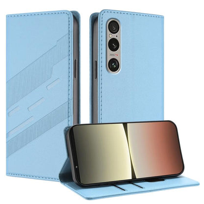 Embossed Multi-functional Wallet Retro Leather Phone Case, For Sony Xperia 1 VIII, For Sony Xperia 1 VII, For Sony Xperia 10 VI, For Sony Xperia 1 VI 2024, For Sony Xperia 5 VI, For Sony Xperia 5 V, For Sony Xperia 1 V 2023, For Sony Xperia 10 V 2023
