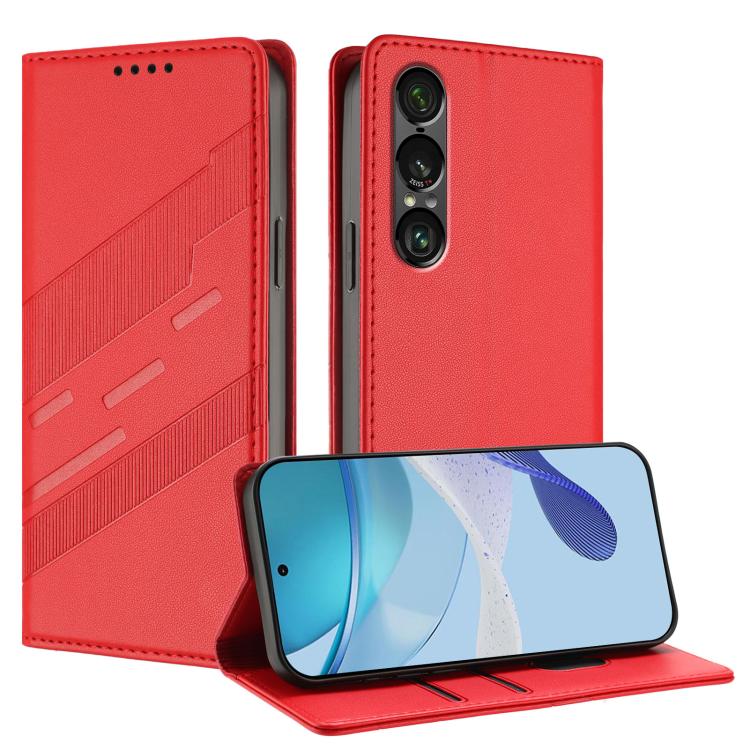 Embossed Multi-functional Wallet Retro Leather Phone Case, For Sony Xperia 1 VIII, For Sony Xperia 1 VII, For Sony Xperia 10 VI, For Sony Xperia 1 VI 2024, For Sony Xperia 5 VI, For Sony Xperia 5 V, For Sony Xperia 1 V 2023, For Sony Xperia 10 V 2023