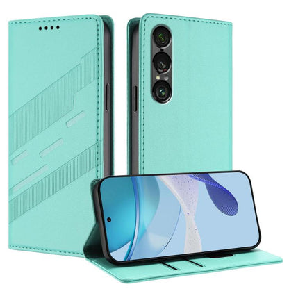 Embossed Multi-functional Wallet Retro Leather Phone Case, For Sony Xperia 1 VIII, For Sony Xperia 1 VII, For Sony Xperia 10 VI, For Sony Xperia 1 VI 2024, For Sony Xperia 5 VI, For Sony Xperia 5 V, For Sony Xperia 1 V 2023, For Sony Xperia 10 V 2023